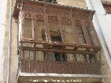 Casa de la Calle Juan Montilla nº 24. Balcón cerrado