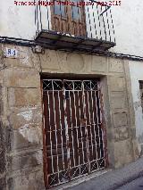 Casa de la Calle Chirinos nº 84. Portada