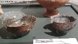 Cerámica Ibera. Cuencos a mano decorados siglo VII a.C. Museo Ibero