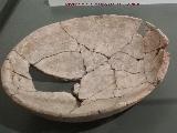 Cerámica Ibera. Plato a mano sin decoración siglo VII a.C. Museo Ibero