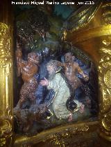 Basílica de San Ildefonso. Retablo de San Antonio Abad. Detalle