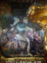 Basílica de San Ildefonso. Retablo de San Antonio Abad. Detalle