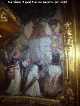 Basílica de San Ildefonso. Retablo de San Antonio Abad. Detalle