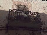 Casa de Jiménez de Mármol. Uno de los balcones laterales