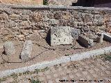 Ermita de San Segundo. Piezas arqueológicas