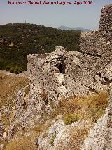 Castillo de Arenas. Recinto Inferior. Torren de tapial