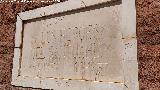 Virgen Monumental del Santuario. Placa a los H�roes del Santuario