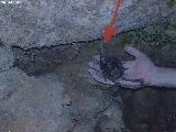 Mina de Agua El Melero. Revlver encontrado
