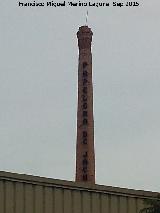 Chimenea de la Papelera de Jaén. 