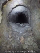 Mina de Agua de la Peña del Águila. Primer derumbamiento