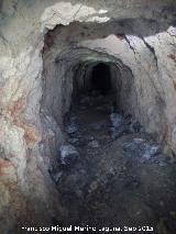 Mina de Agua de la Peña del Águila. Derrumbamientos