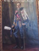Alfonso XIII de España. Cuadro de José Nogué Massó siglo XX. Museo Provincial de Jaén