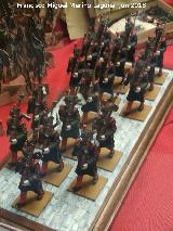 Alfonso XIII de España. Infantería de línea. Soldados de plomo. Exposición Palacio de Villardompardo - Jaén