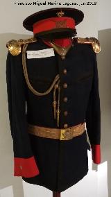 Alfonso XIII de España. Guerrera de Comandante de Infantería de la Línea de Asturias 31. Exposición Palacio Villardompardo - Jaén