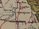 História de Fuente Tójar. Mapa 1901