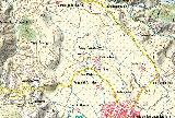 Casería de Las Castillas. Mapa