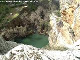 Cascada de la Cimbarra. Altura