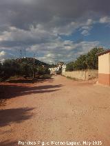 Camino de la Atalaya. Llegando a la población