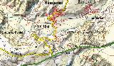 Cerro de Juan Mara. Mapa