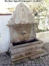 Fuente de la Virgen. 