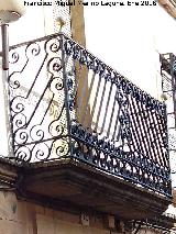 Casa de la Calle Joaquín Ruiz Álvarez nº 14. Balcón