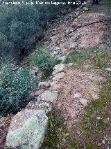 Poblado fortificado del Guadaln. Lnea de muralla