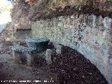 Pilar de la Cañada de la Madera. Mesa