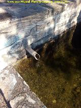 Pilar de la Cañada de la Madera. Caño
