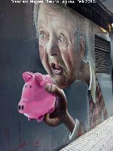 Graffiti de la Calle Calderón. 