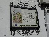 Mirador de la Villa. Placa