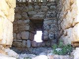 Castillo de Otiar. Torren de Acceso. Saetera