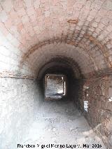 Chimenea La Reina. Túnel