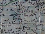 Ermita de San Bartolomé. Mapa de Bernardo Jurado. Casa de Postas - Villanueva de la Reina