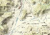 Mina del Arroyo Cañada de las Yeguas. Mapa