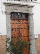 Casa de la Calle Real nº 22. Portada