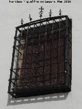 Casa de la Calle Sol nº 30. Reja de rosetas