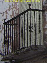 Casa del General Alejandro Utrilla. Balcón central