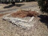 Plataforma de Artillería de la Guerra Civil. 