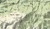 Pea de la Graja. Mapa