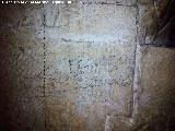 Catedral de Jan. Intracoro. Graffiti de 1989