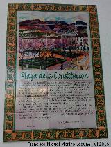 Plaza de la Constitución. Azulejos