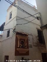 Hornacina de la Calle Salvador Muñoz. Situación