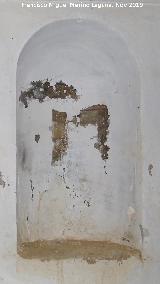 Ermita de San Torcuato. Hornacina con restos de pinturas