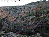 Cañón del Quiebrajano. Abrigos de la zona del Plato