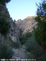 Cañón del Quiebrajano. Salida del cañón