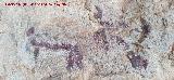 Pinturas rupestres de la Cueva de los Molinos. Pinturas