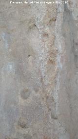 Pinturas rupestres del Abrigo de Mingo. Cazoletas