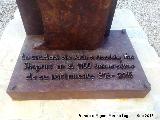 Monumento a Ibn Shaprut. Inscripcin