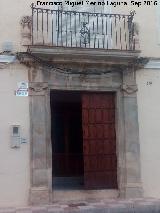 Casa de la Plaza de la Constitución nº 19. Portada