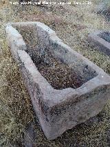 Necrópolis visigoda de Santagón. Sarcófago